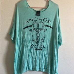 NOTW Oversized Anchor Top